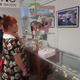 Yuko looks for more Hello Kitty items at the Sanrio Vintage Shoppe/Gillian G. Gaar